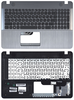 Клавиатура для ноутбука Asus X541 топкейс серый