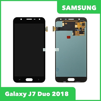 LCD дисплей для Samsung Galaxy J7 Duo 2018 SM-J720 в сборе с тачскрином (OLED), черный