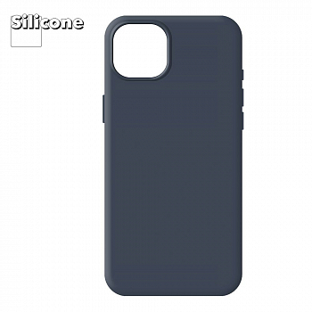 Силиконовый чехол для iPhone 15 Plus "Silicone Case" (Storm Blue)