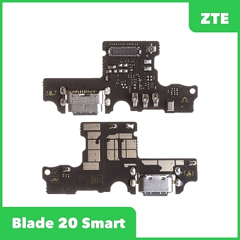 Разъем зарядки для телефона ZTE Blade 20 Smart, микрофон