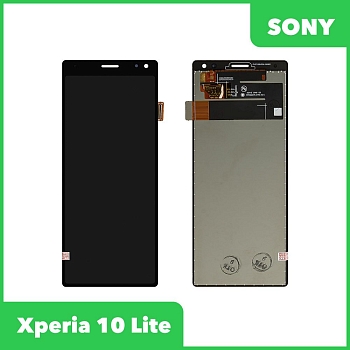 LCD дисплей для Sony Xperia 10 в сборе с тачскрином (черный)