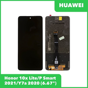 LCD Дисплей для Huawei Honor 10x Lite, P Smart 2021, Y7a 2020 с тачскрином, черный
