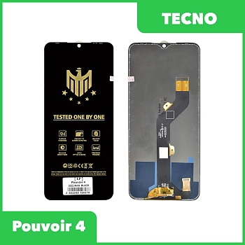 LCD дисплей для Tecno Pouvoir 4 в сборе с тачскрином (черный)