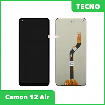LCD Дисплей для Tecno Camon 12 Air в сборе с тачскрином, черный