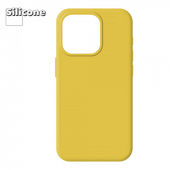 Силиконовый чехол для iPhone 14 Pro "Silicone Case" (Canary Yellow)