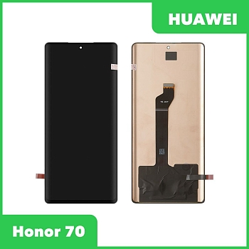 LCD дисплей для Huawei Honor 70 в сборе с тачскрином, 100% оригинал (черный)