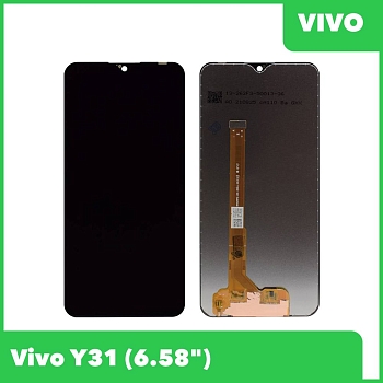 LCD дисплей для Vivo Y31 в сборе с тачскрином, черный