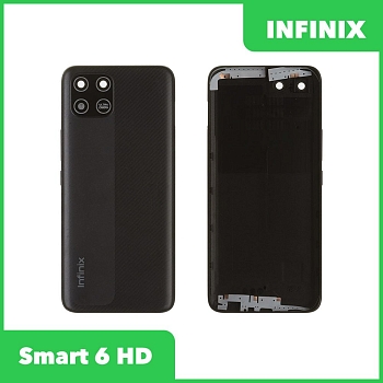 Задняя крышка для Infinix Smart 6 HD (X6512) (черный)