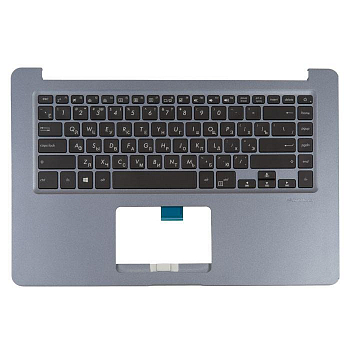 Клавиатура с топкейсом для ноутбука Asus X510UN-1B с подсветкой