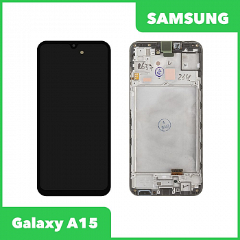 Дисплей для Samsung Galaxy A15 SM-A155 в сборе (черный) 100% оригинал