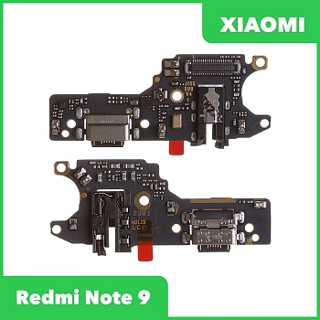 Разъем зарядки для телефона Xiaomi Redmi Note 9 (оригинал)