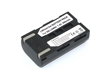 Аккумулятор SB-LSM80 для фото и видеокамеры Samsung SC-D263, 7.4В, 1000мАч, Li-ion