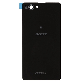 Задняя крышка корпуса для Sony Xperia Z1 Compact, черная (HIGH COPY)