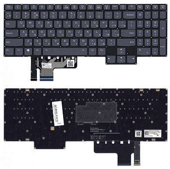 Клавиатура для ноутбука Lenovo Legion 7-15IMH05, черная