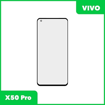Стекло для переклейки дисплея Vivo X50 Pro, черный