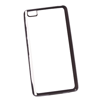 Чехол силиконовый "LP" для Xiaomi Mi Note TPU (прозрачный с черной хром рамкой)