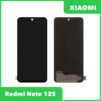 LCD дисплей для Xiaomi Redmi Note 12S (23030RAC7Y) с тачскрином (черный) 100% ориг