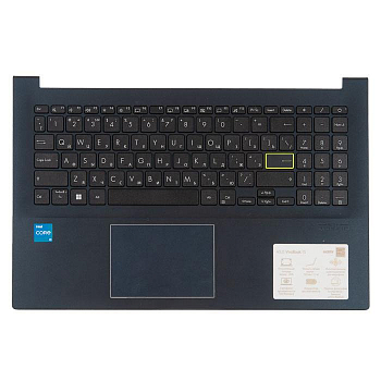 Клавиатура с топкейсом для ноутбука Asus Vivobook X513FA с тачпадом, с разбора