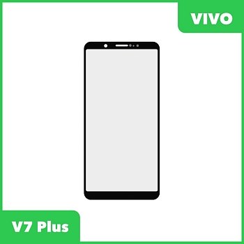 Стекло + OCA пленка для переклейки Vivo V7 Plus, черный