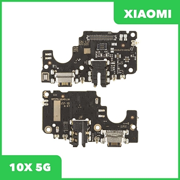 Разъем зарядки для телефона Xiaomi Redmi 10X 5G (M2003J15SC) и разъем гарнитуры с микрофоном