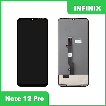 Дисплей (экран в сборе) для телефона Infinix Note 12 Pro (черный)