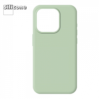 Силиконовый чехол для iPhone 15 Pro "Silicone Case" (Soft Mint)