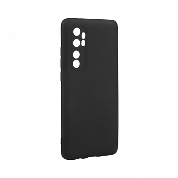Силиконовый чехол "LP" для Xiaomi Mi Note 10 Lite TPU (черный непрозрачный) европакет