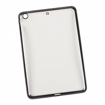 Силиконовый чехол TPU Case для iPad mini 2, 3 прозрачный с черной рамкой