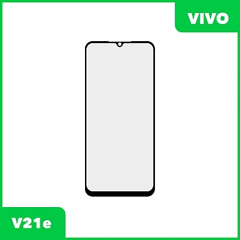 Стекло для переклейки дисплея Vivo V21e, черный