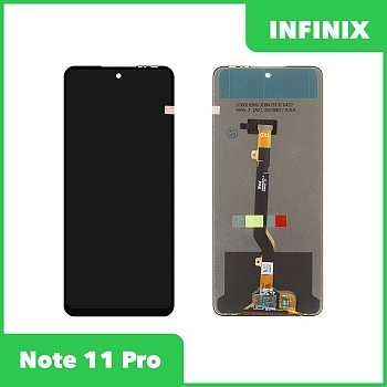 Дисплей (экран в сборе) для телефона Infinix Note 11 Pro, 100% оригинал (черный)