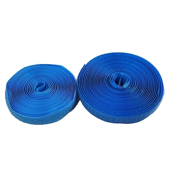 Лента липучая BNH, 16 мм Ш, 5 000 мм Д, материал: полиамид тканное плетение, цвет: голубой, (в рулоне)