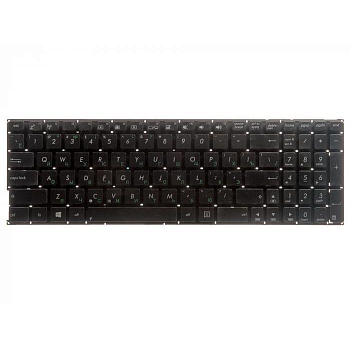 Клавиатура для ноутбука Asus X756, X756U, X756UB, X756UJ, X756UV, X756U, X756, P756, X556UA, черная без рамки гор. Enter