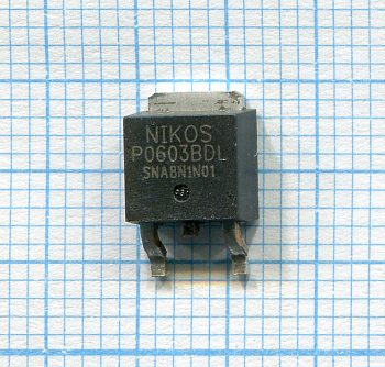 Микросхема N-MOSFET P0603BDL T0-252 с разбора