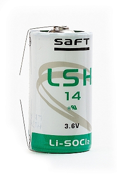 Батарейка (элемент питания) SAFT LSH 14 CNR C с лепестковыми выводами, 1 штука