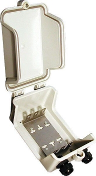 KR-INBOX-30 (outdoor) Коробка распределительная наружная на 3 плинта (30 пар), 185х135х80 мм, пластиковая IP 54, Hyperline