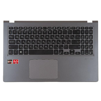 Клавиатура с топкейсом для ноутбука Asus X515, с тачпадом, серый, с разбора