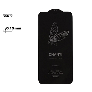 Защитное стекло Remax R-Chanyi Series Glass GL-50 для Apple iPhone X, XS с рамкой, черное