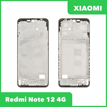 Рамка дисплея для Xiaomi Redmi Note 12 4G (23021RAA2Y) (черный)