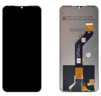 Дисплей (экран в сборе) для телефона Infinix Hot 12i, Hot 20i (X665B, X665E) (черный)