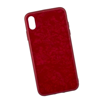 Чехол для Apple iPhone XS Max Proda Glass Case стеклянный, красный