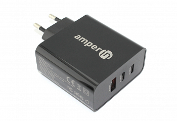Блок питания (сетевой адаптер) Amperin GaN charger (YDS-TC065-012C) 65W, black