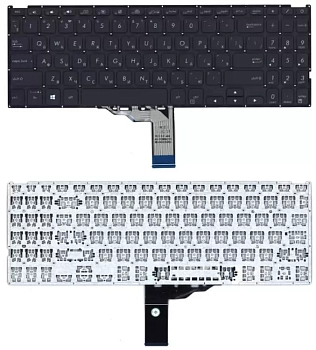 Клавиатура для ноутбука Asus VivoBook F509U, черная