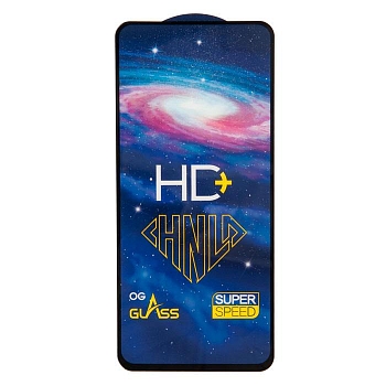 Защитное стекло Full Glue PREMIUM HD+ для телефона Samsung A72, A73, черный