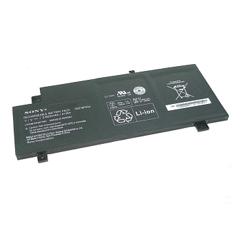 Аккумулятор (батарея) для ноутбука Sony SVF15A, BPS34, 3600мАч, 11.1B черный (оригинал)