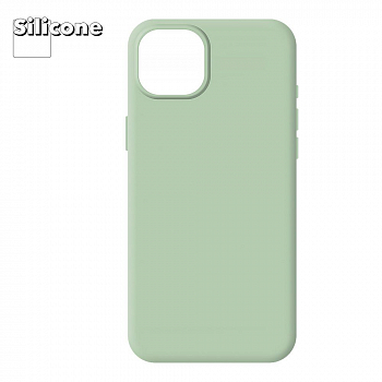Силиконовый чехол для iPhone 15 Plus "Silicone Case" (Soft Mint)