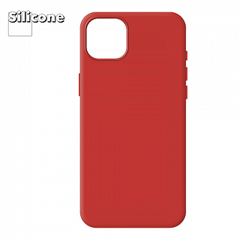 Силиконовый чехол для iPhone 14 Plus "Silicone Case" (RED)