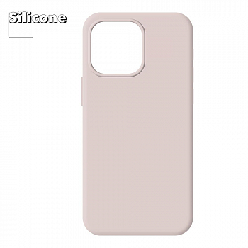 Силиконовый чехол для iPhone 14 Pro Max "Silicone Case" (Chalk Pink)