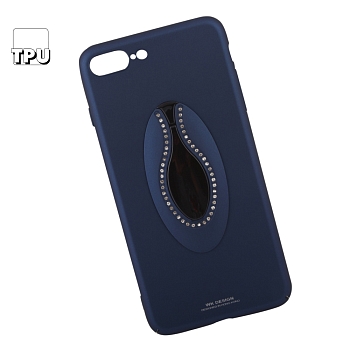 Чехол для Apple iPhone 8 Plus, 7 Plus WK-Lacus Creative Series Case, синий