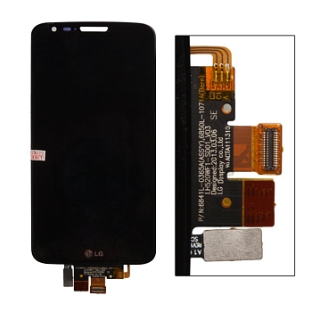 LCD дисплей для LG Optimus G2, D802, D803, D802TA, VS980 в сборе с тачскрином 1-я категория (черный)
