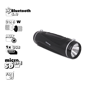 Bluetooth колонка Borofone BR7 Empyreal Sports Wireless Speaker, черный